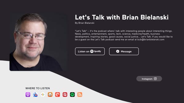 Let's Talk with Brian Bielanski